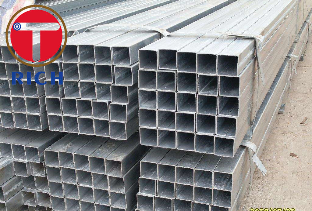 Hot Dip Welded Stainless Steel Welded Tube Rectangular For Construction Structure