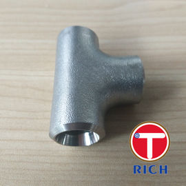Seamless Stainless Steel Tube Machining Straight Tee For Machinery Parts