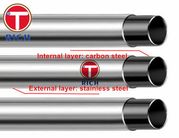 Un buen precio. Tubos revestidos OD 12.7m m - 325m m del acero inoxidable de GB/T18704 Q195 Q235 12Cr18Ni9 en línea