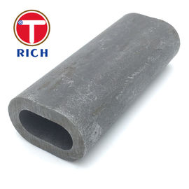 Un buen precio. Tubo de acero en frío echado a un lado plano de encargo de la tubería de acero especial oval no aliada en línea