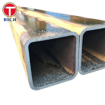 Un buen precio. A500 Tubos cuadrados de acero al carbono Tubos estructurales de acero al carbono de alta resistencia para estructuras de edificios en línea