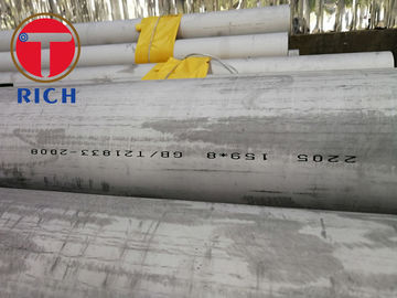 Un buen precio. Superficie recocida S31083 inoxidable del tubo GB/T21833 ASTM A276 del acero del duplex 2205 en línea