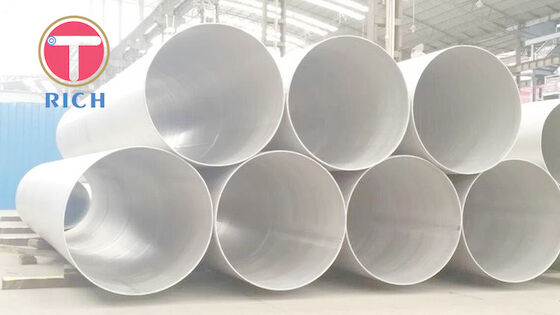 Un buen precio. Tubería de acero inoxidable 301L 316 inconsútiles grandes del diámetro de TP304L ASTM A312 TP201 en línea