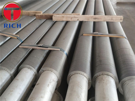 Un buen precio. El de alta frecuencia soldó con autógena el tubo aletado 2m m espiral de aluminio en línea