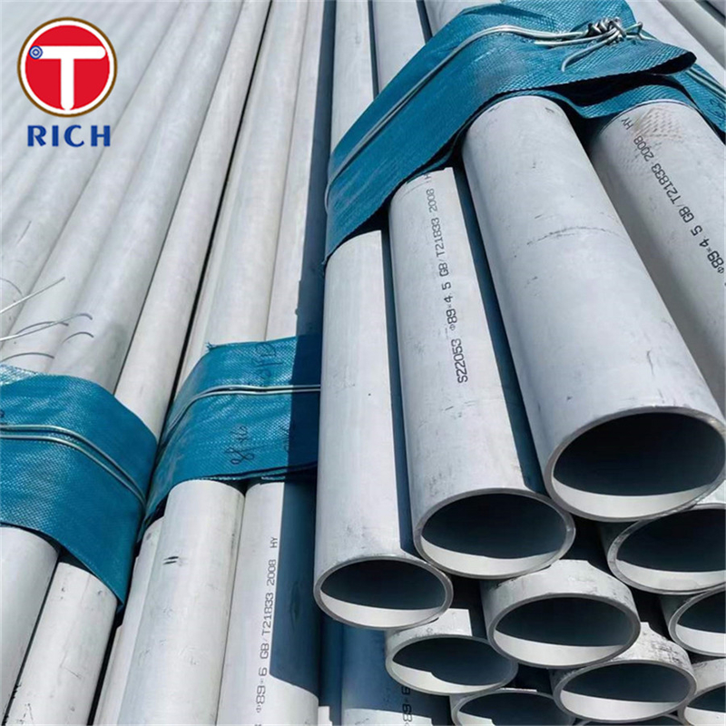 GB/T 34105 S22053 Tubo de acero inoxidable dúplex laminado en caliente para estructuras de ingeniería oceánica