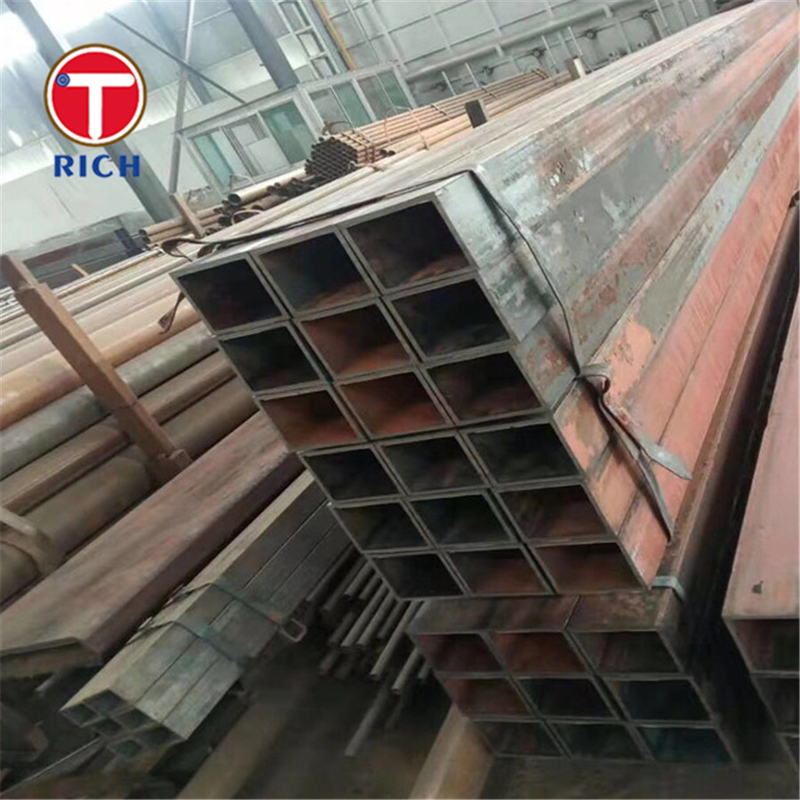 ASTM A500 Grado A tubo de acero soldado galvanizado tubo hueco cuadrado negro soldado para la construcción