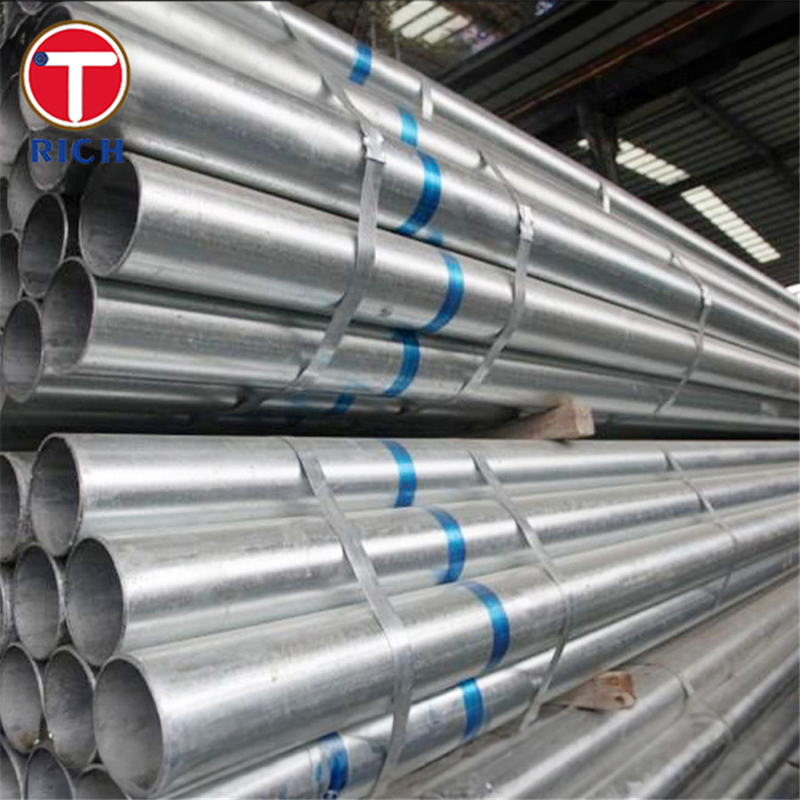 Tubo de acero soldado ASTM A795 grado A: tubo de acero soldado galvanizado recubierto de zinc negro y sumergido en caliente para protección contra incendios