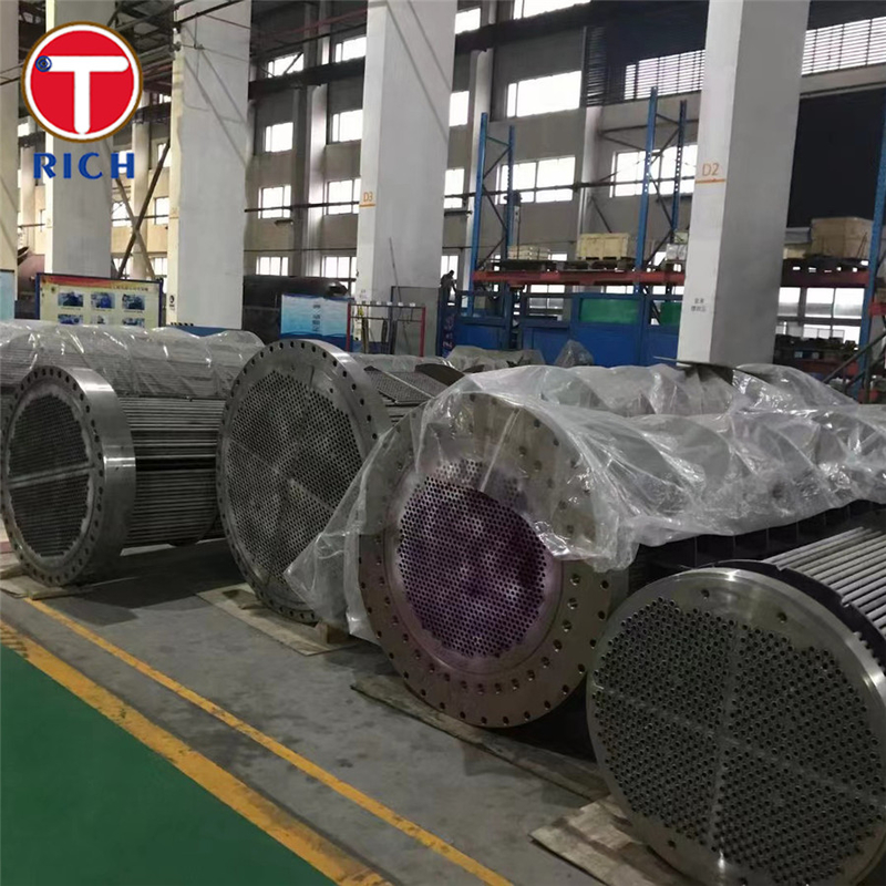 ASTM A688 304 Tubo de acero inoxidable austenítico soldado para intercambiador de calor del calentador de agua de alimentación