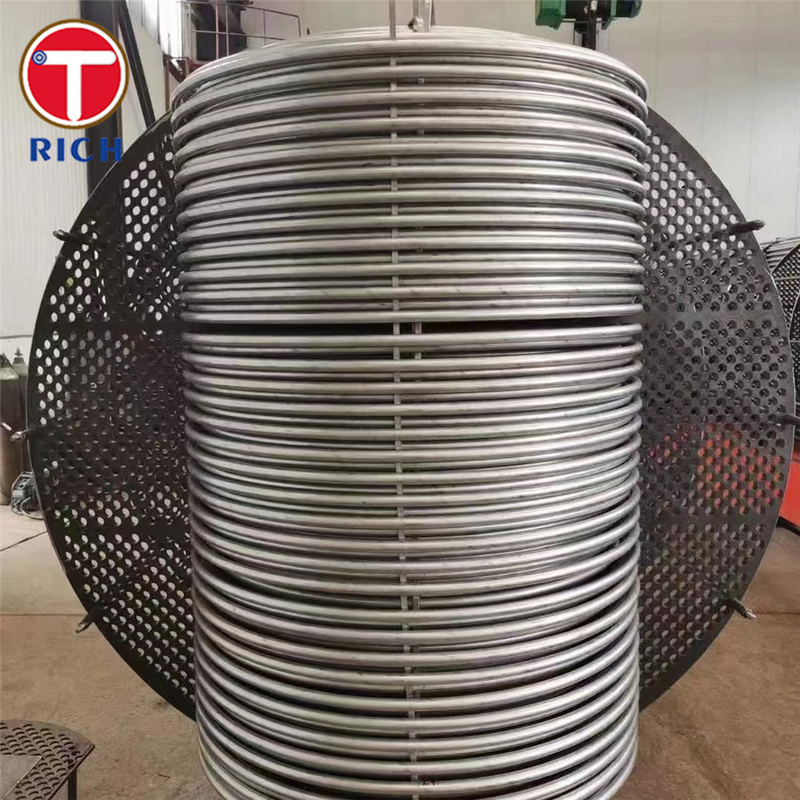 ASTM A688 304 Tubo de acero inoxidable austenítico soldado para intercambiador de calor del calentador de agua de alimentación