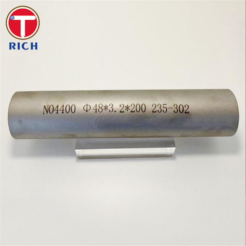 ASTM B165 Monel 400 Tubo de acero sin costura de aleación de cobre y níquel UNS N04400 Tubo de acero sin costura para automóviles