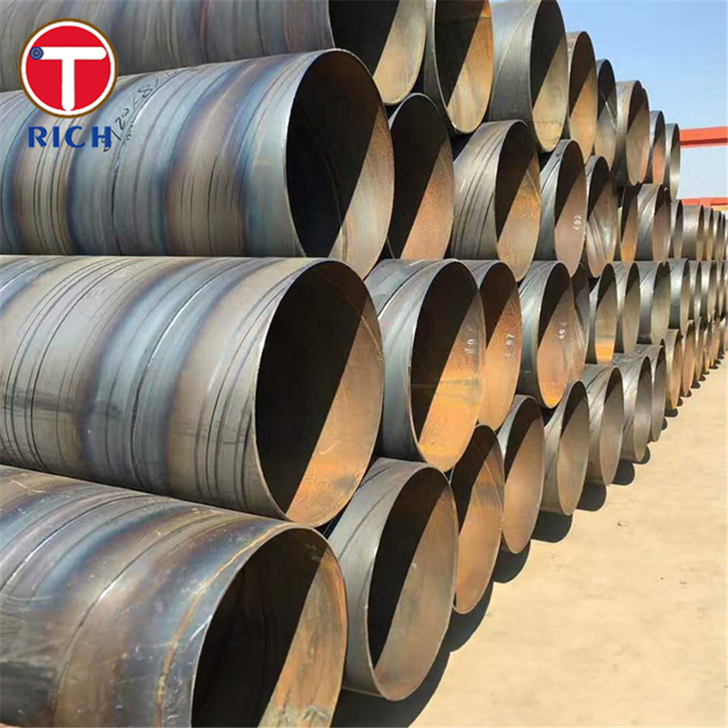 Tubos de soldadura por arco sumergido BS 6323-7 SAW4 Tubos de acero soldados para fines de ingeniería general