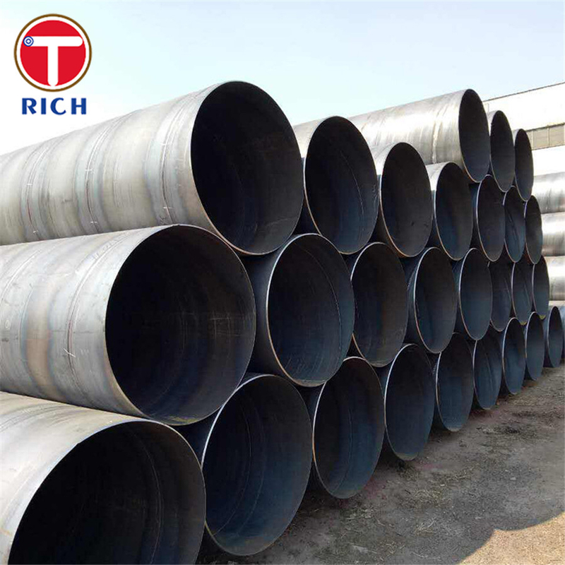 Tubos de soldadura por arco sumergido BS 6323-7 SAW4 Tubos de acero soldados para fines de ingeniería general