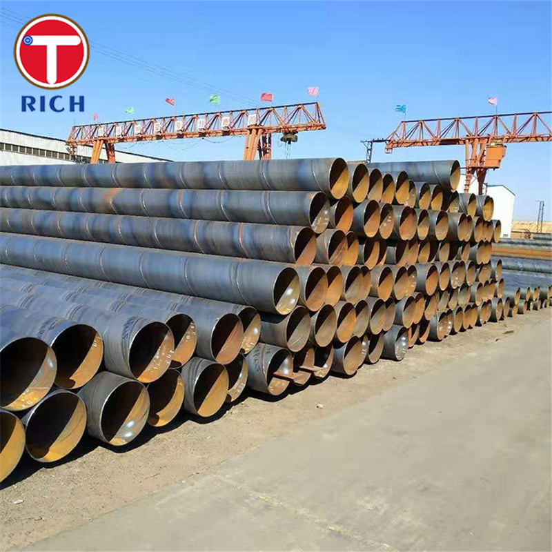 Tubos de soldadura por arco sumergido BS 6323-7 SAW4 Tubos de acero soldados para fines de ingeniería general
