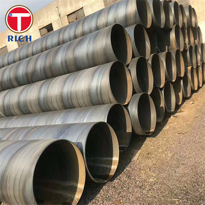 Tubos de soldadura por arco sumergido BS 6323-7 SAW4 Tubos de acero soldados para fines de ingeniería general