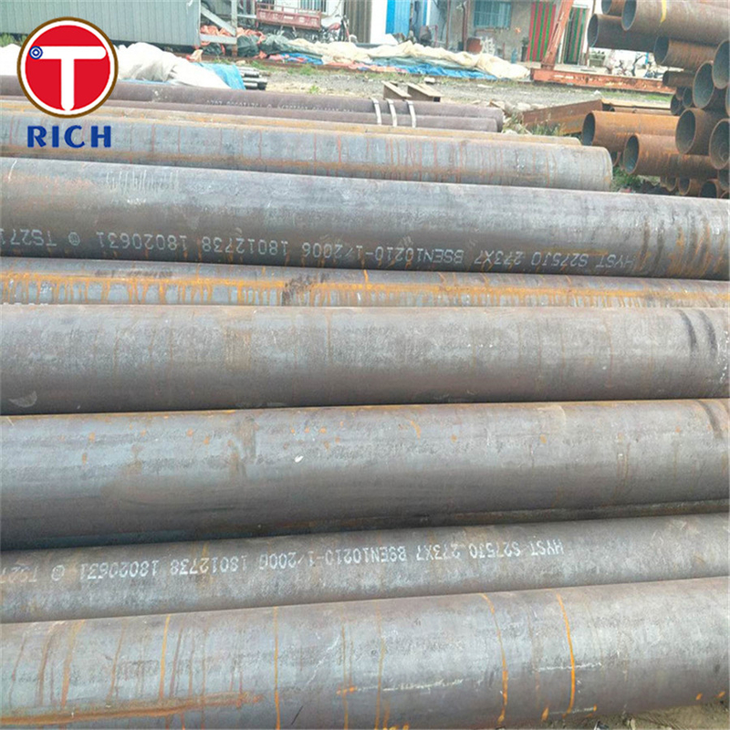 EN 10210-2 S355J0H Tubo estructural de laminado en caliente hueco de acero sin aleación para fines estructurales