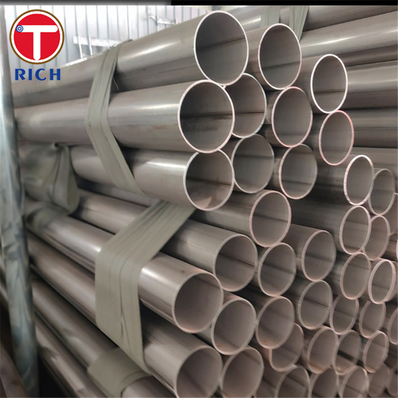 EN 10217-7 X2CrNi18-9 Tubos de acero inoxidable Tubos de acero soldados para fines de presión
