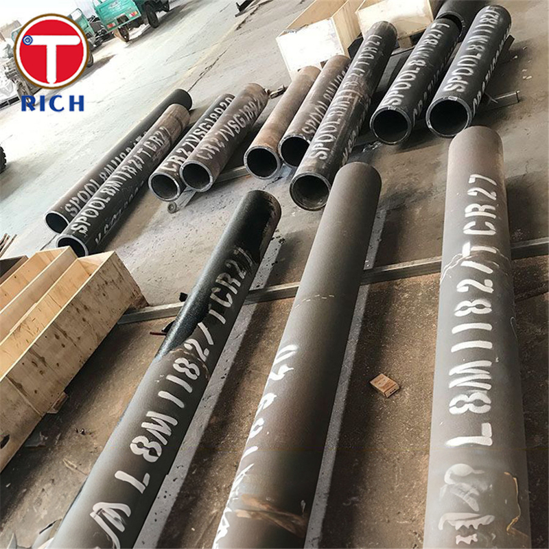 Tubo de acero inoxidable ASTM A451 CPF8 Tubo de acero inoxidable austenítico de fundición centrífuga para servicio a altas temperaturas