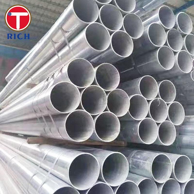 Tubo de acero soldado de grado 1 ASTM A810 Tubo de acero galvanizado revestido con zinc para uso general