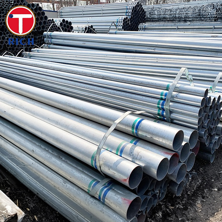 Tubo de acero soldado de grado 1 ASTM A810 Tubo de acero galvanizado revestido con zinc para uso general