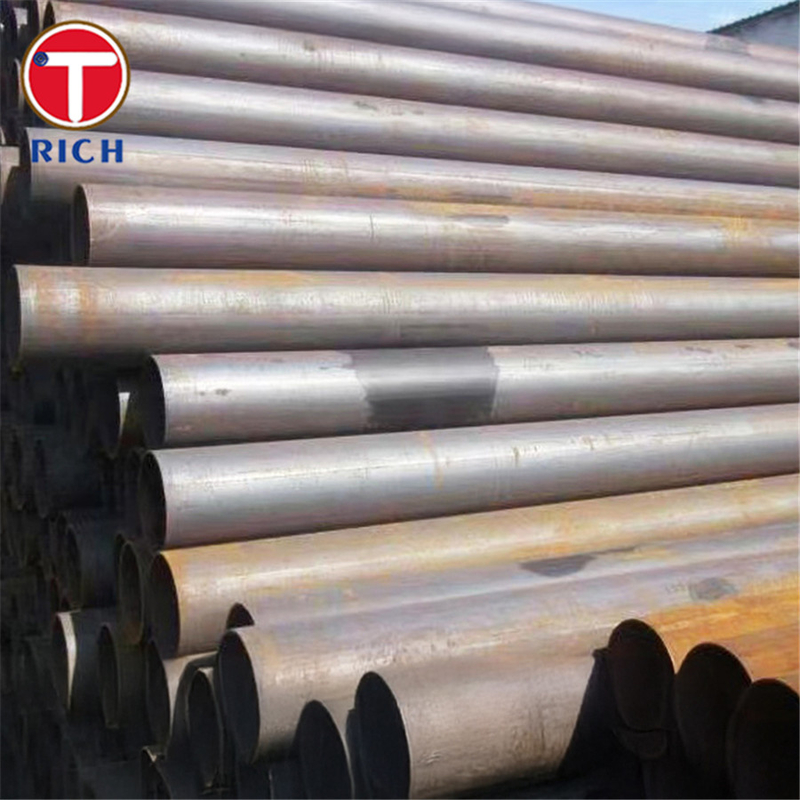 ASTM A252 Gr 2 Tubo de acero soldado de gran diámetro de costura recta Tubo de acero soldado para estructura