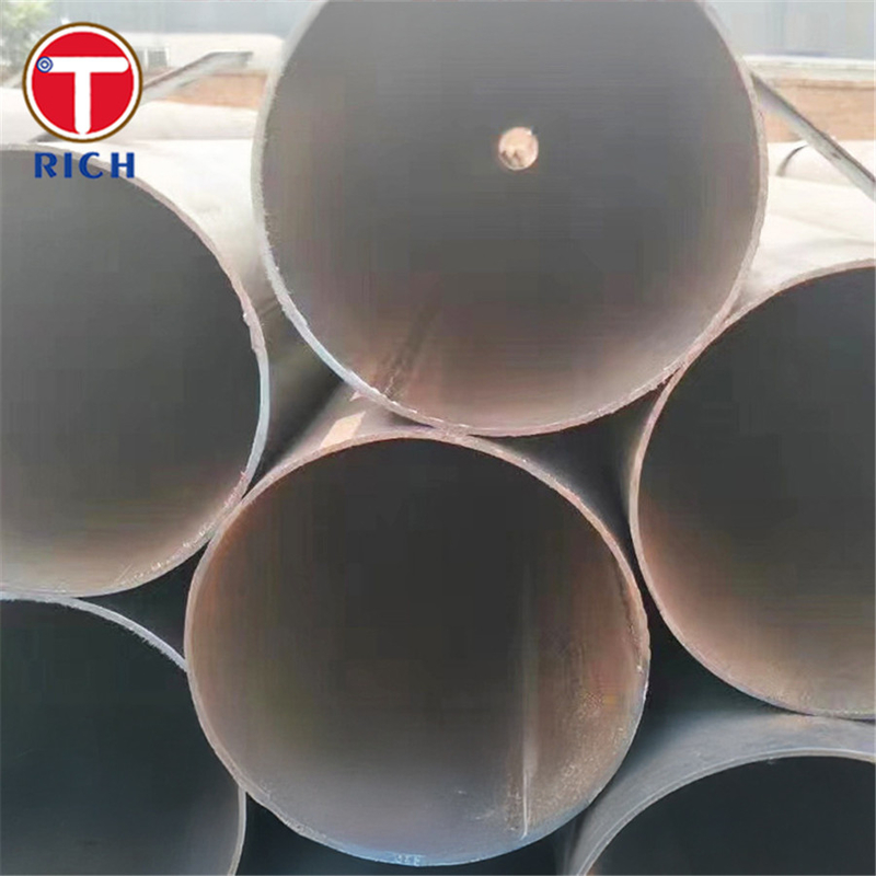 ASTM A252 Gr 2 Tubo de acero soldado de gran diámetro de costura recta Tubo de acero soldado para estructura