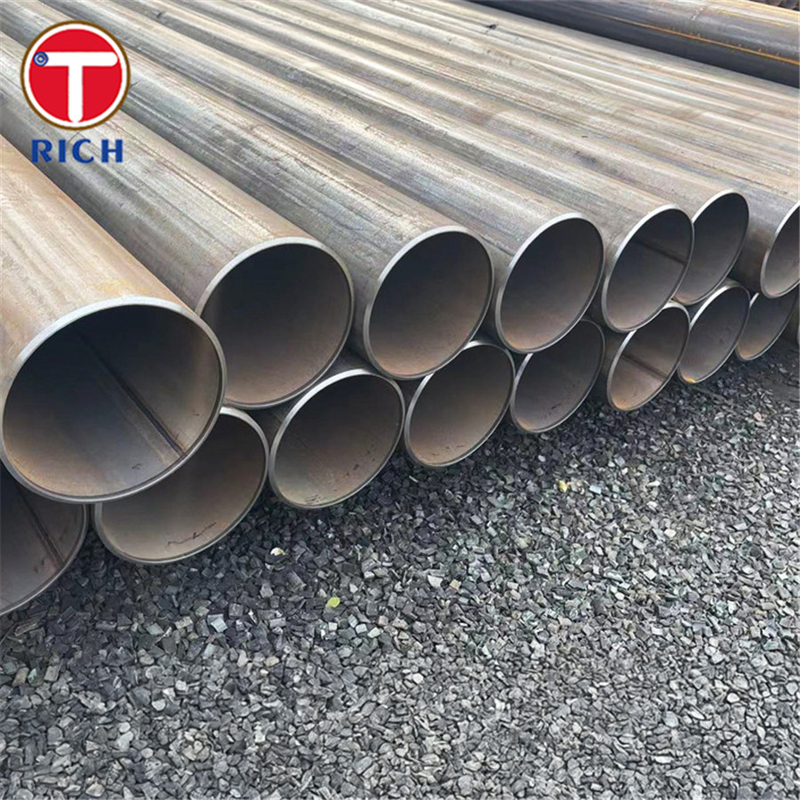 ASTM A252 Gr 2 Tubo de acero soldado de gran diámetro de costura recta Tubo de acero soldado para estructura