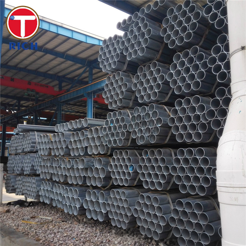 JIS G3442 SGPW Tubos de acero soldados Tubos de acero galvanizados para tuberías ordinarias