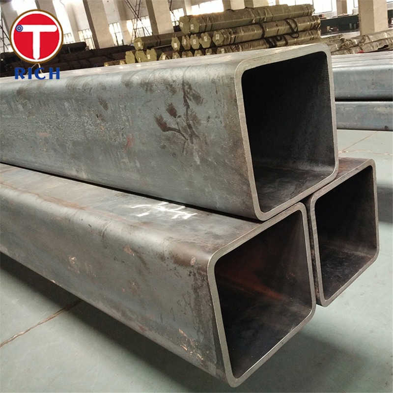 JIS G3466 STKR400 Tubo de acero estructural Cuadrado de acero al carbono y tubos rectangulares para estructura general
