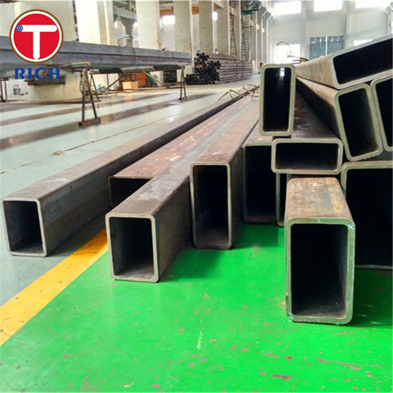 JIS G3466 STKR400 Tubo de acero estructural Cuadrado de acero al carbono y tubos rectangulares para estructura general