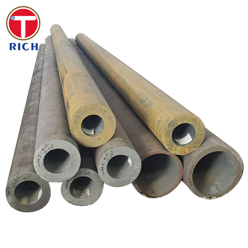 ASTM A572 Grado 50 Tubo de baja aleación Tubo de acero estructural de baja aleación de alta resistencia para el transporte de fluidos