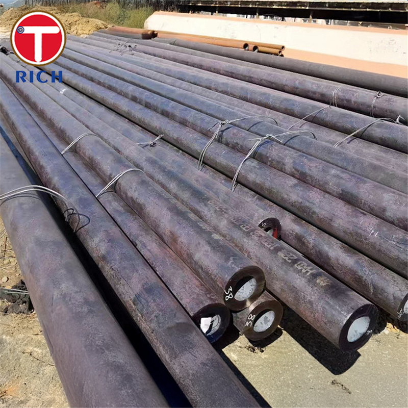 ASTM A572 Grado 50 Tubo de baja aleación Tubo de acero estructural de baja aleación de alta resistencia para el transporte de fluidos