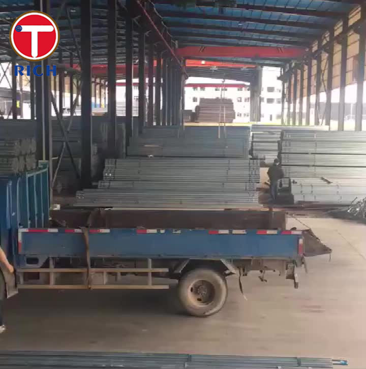 EN 39 S235GT Tubo de acero de andamios Tubos de acero soldados sueltos para andamios de tubos y acoplamientos