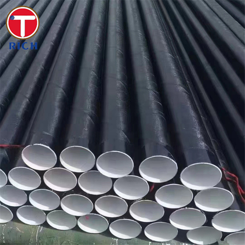 JIS G3469 P1H Tubo de acero anticorrosión Tubo de acero recubierto de polietileno para transporte de fluidos