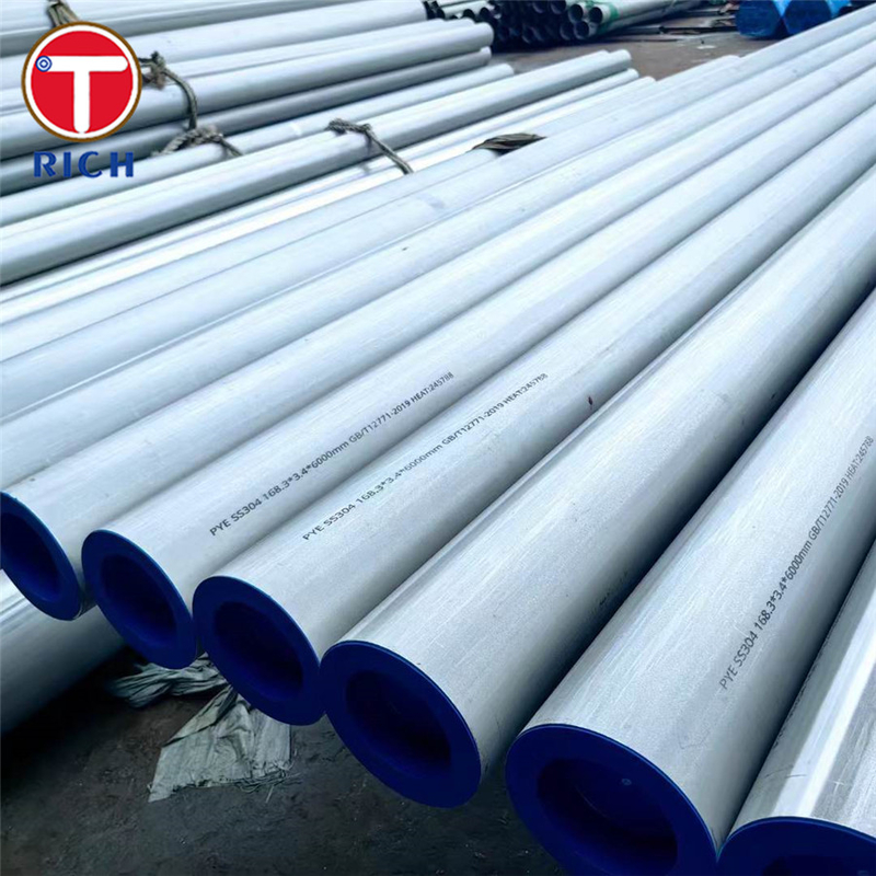 Tubo de intercambiador de calor DIN 28180 X5CrNi18-10 Tubos de acero inoxidable sin costuras para intercambiadores de calor tubulares