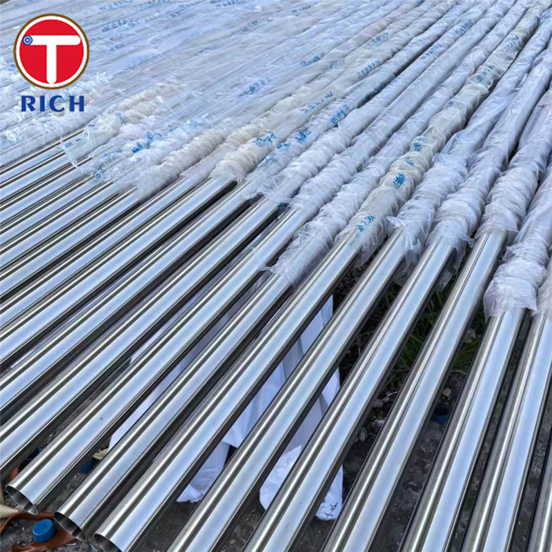 Tubo de intercambiador de calor DIN 28180 X5CrNi18-10 Tubos de acero inoxidable sin costuras para intercambiadores de calor tubulares