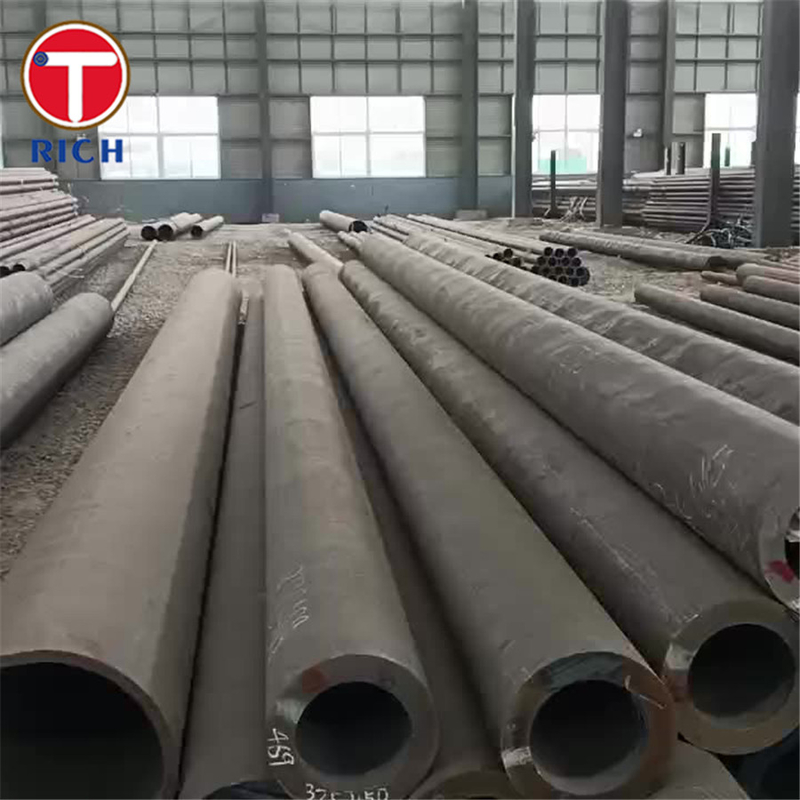 37Mn tubo de cilindro de gas tubo sin costuras de acero al carbono para cilindro de gas de alta presión