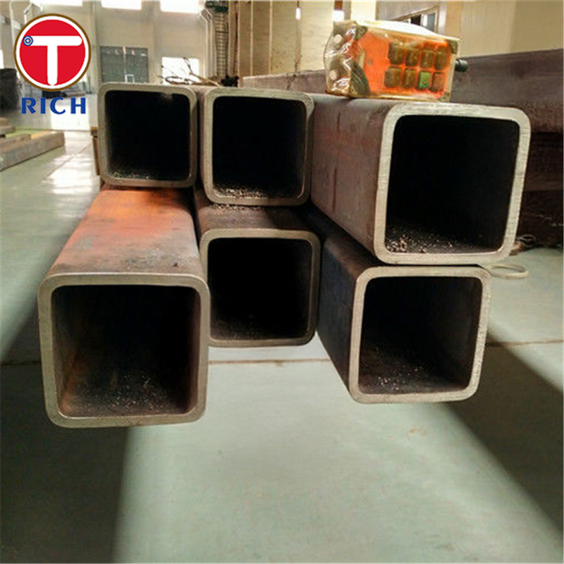 A500 Tubos cuadrados de acero al carbono Tubos estructurales de acero al carbono de alta resistencia para estructuras de edificios