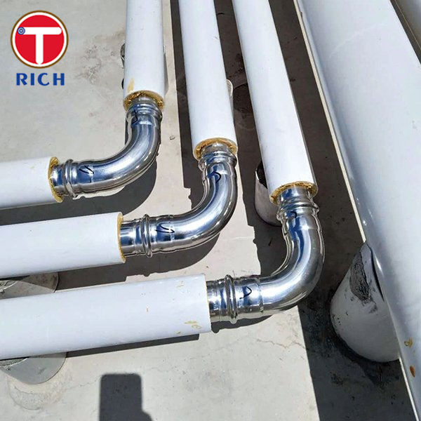 ASTM A213 Tubería de acero con revestimiento de PVC Tubería de acero inoxidable austenítico sin costura para aislamiento