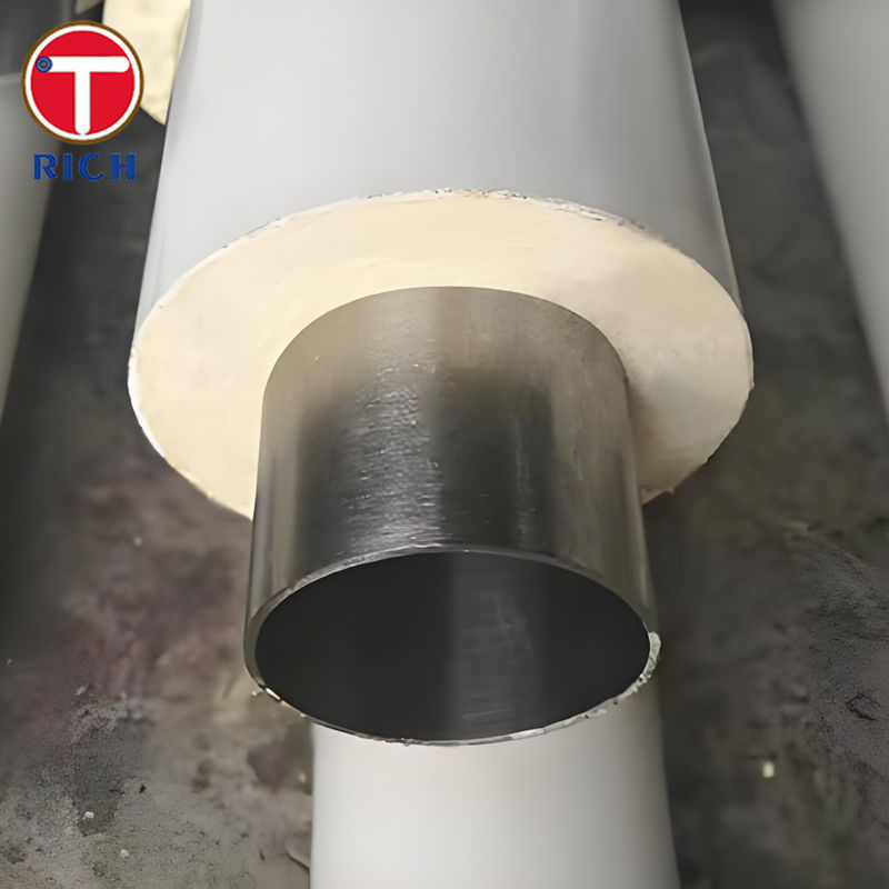 ASTM A213 Tubería de acero con revestimiento de PVC Tubería de acero inoxidable austenítico sin costura para aislamiento