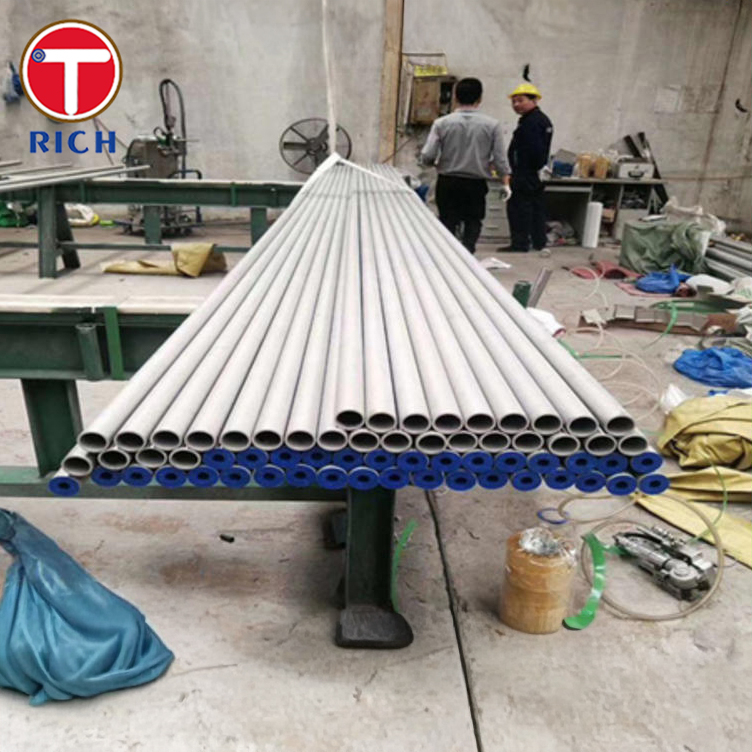 Tubo de acero inoxidable duplex de 2205 ASTM A789/A790 NACE MR0175 50/50 Austenita-ferrita Tubo de acero inoxidable duplex