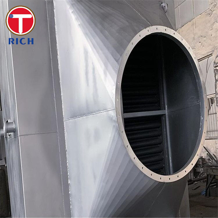 Tubo de aleta de tipo L de aluminio con rodadura de tensión en pie L para intercambiadores de calor resistentes a la corrosión