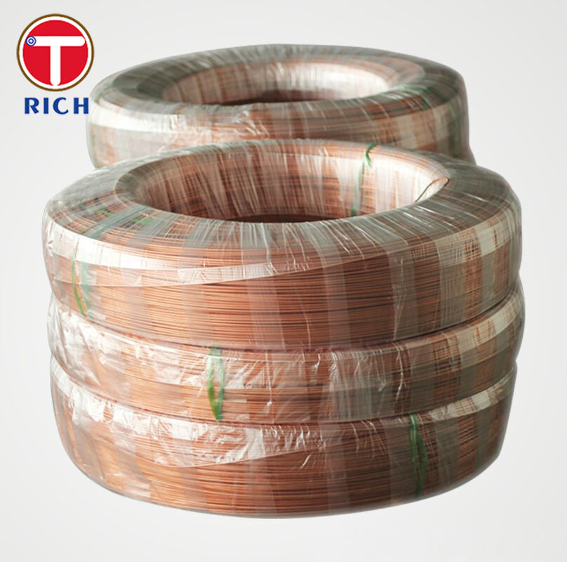 Tubos de acero con doble pared de baja concentración de carbono, de cobre recubierto para uso automotriz