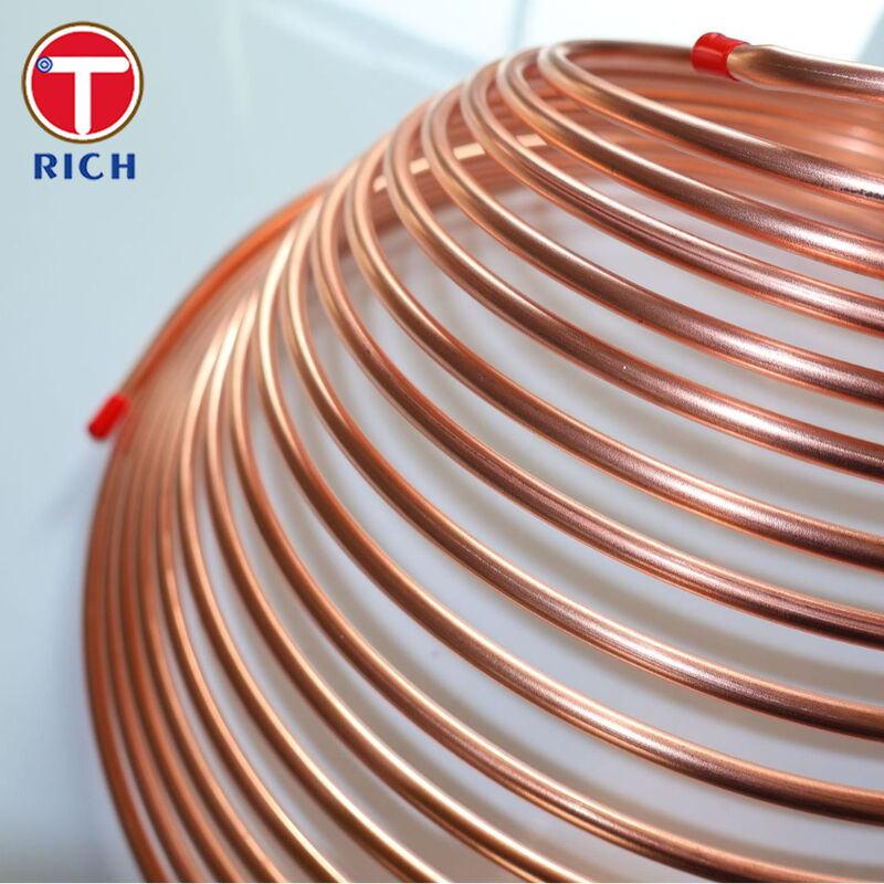 Tubos de acero con doble pared de baja concentración de carbono, de cobre recubierto para uso automotriz