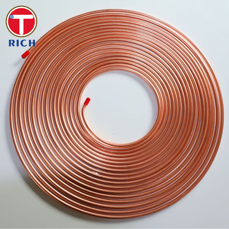 Tubos de acero con doble pared de baja concentración de carbono, de cobre recubierto para uso automotriz