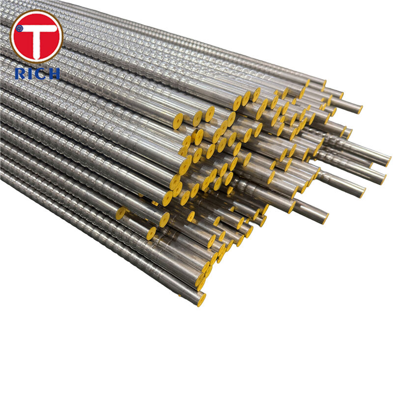 Tubería corrugada de acero inoxidable, tubo de onda rígida para servicio de gas, con grado para intercambiadores de calor y resistencia a la corrosión