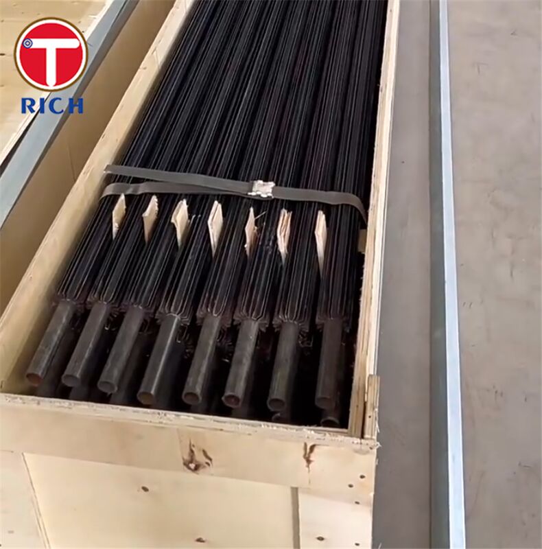Tubos aleteados longitudinales soldados resistentes a la corrosión con alta tolerancia a la temperatura para una transferencia de calor mejorada en intercambiadores de calor de aceite