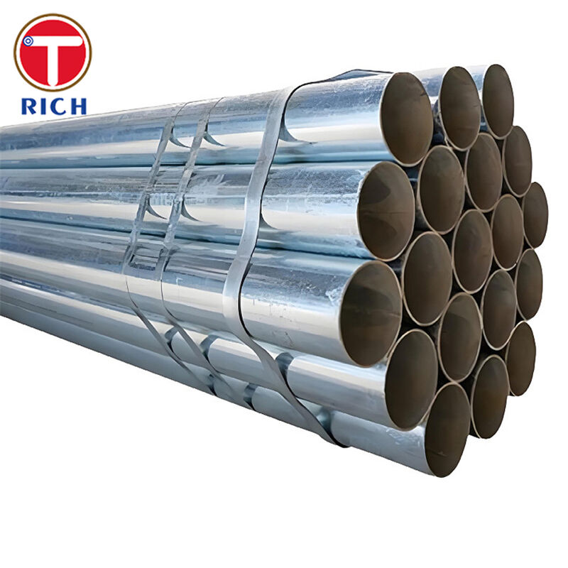 Tubería de acero ERW para tuberías ordinarias con superficie galvanizada y DE 30-325 mm