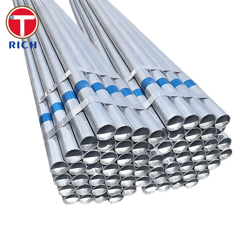Tubería de acero ERW para tuberías ordinarias con superficie galvanizada y DE 30-325 mm