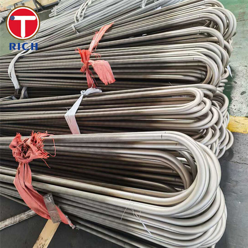 ASTM A179 Tubo doblado en U de acero de bajo carbono sin costura, estirado en frío, para intercambiadores de calor