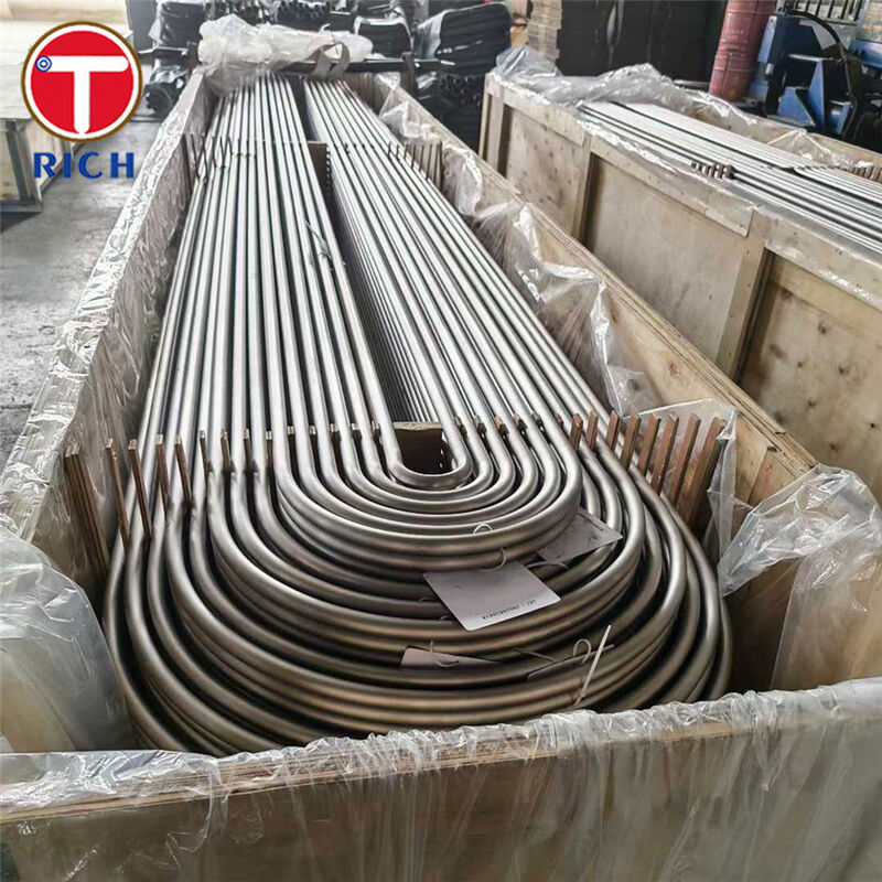 ASTM A179 Tubo doblado en U de acero de bajo carbono sin costura, estirado en frío, para intercambiadores de calor